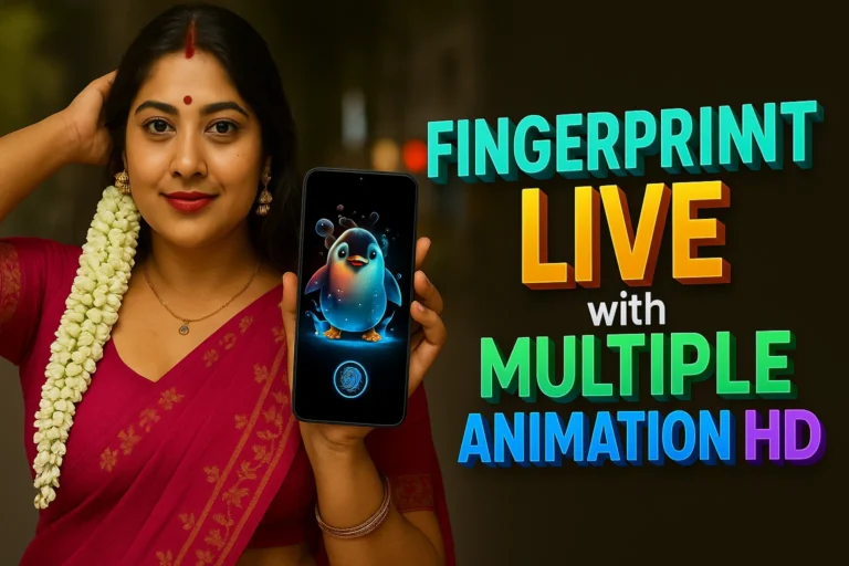 Fingerprint Live with Multiple Animation HD – Best App for Stylish Lock Screen Wallpapers TN Shorts