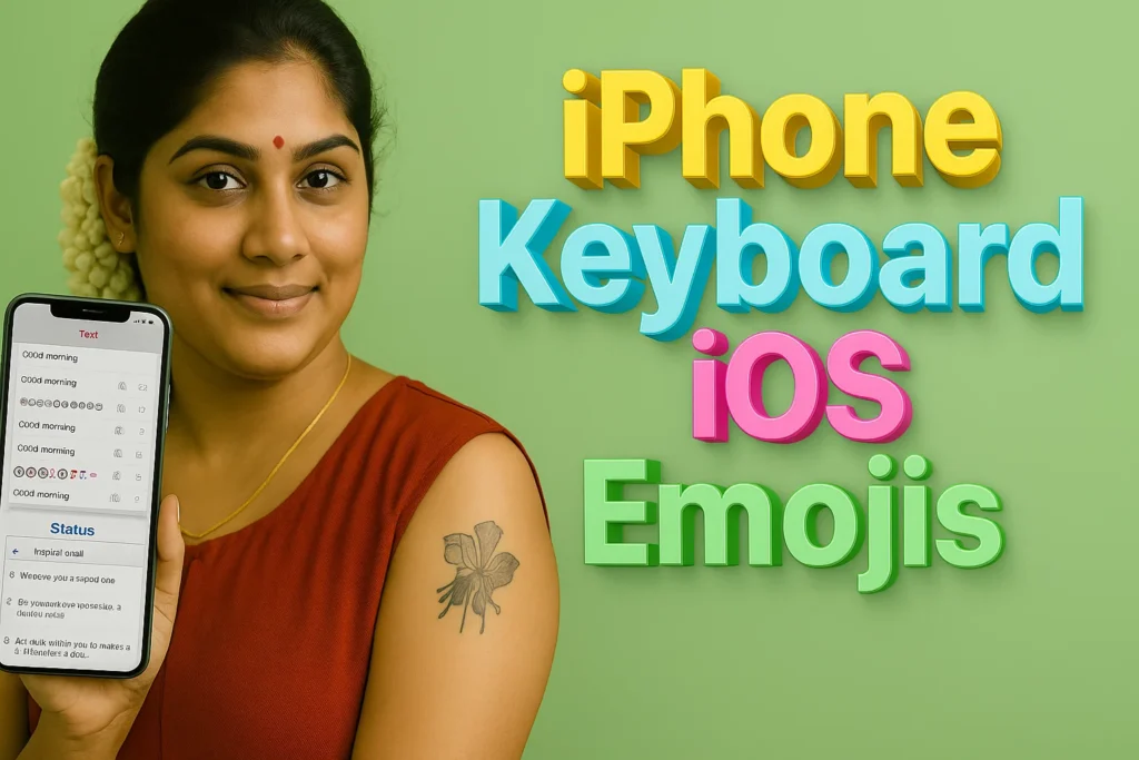 Best iPhone Keyboard iOS Emojis App 2025 – Get iOS Keyboard on Android
