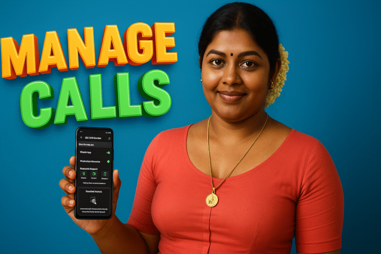 MANAGE CALLS Auto Decline Reply 2025 TN Shorts