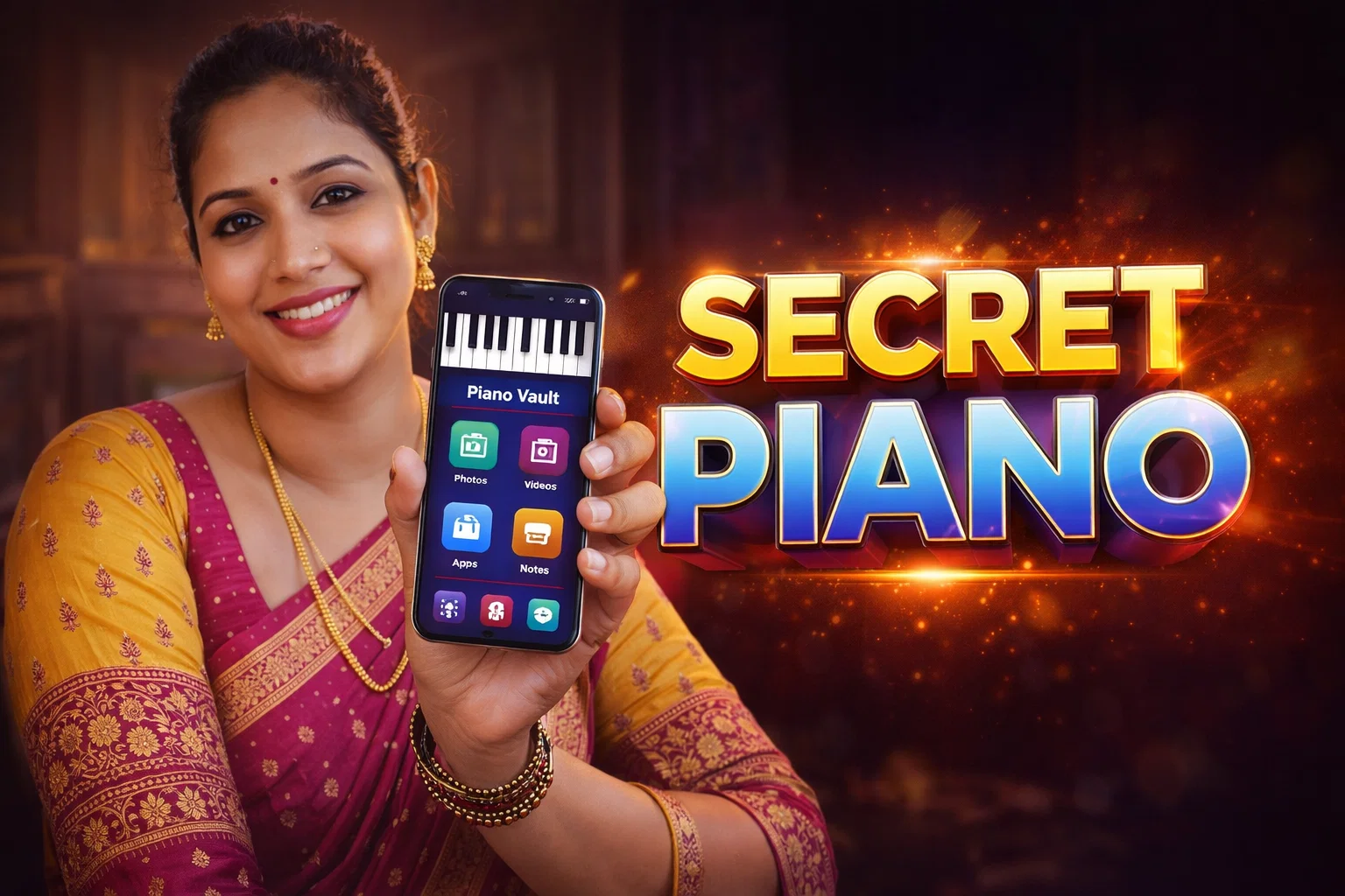 Piano Vault Hide Apps Videos App for Android 2026