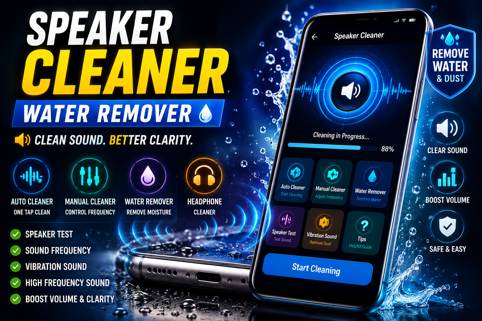 Speaker Cleaner Water Remover – Android Speaker Cleaning Guide 2026